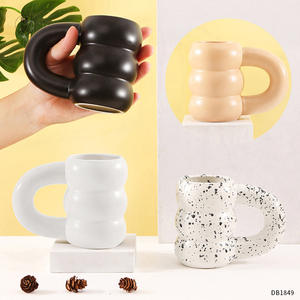 Mug en céramique blanche 310 ml avec anse pour café, thé, usage domestique, fabriqué à Chaozhou - Product Image 5