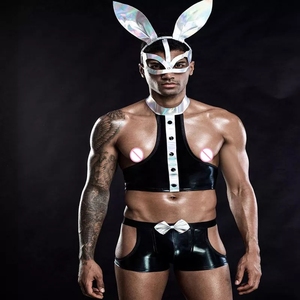 Vente en gros de nouveaux costumes de lingerie pour hommes, costumes de <span class=keywords><strong>lapin</strong></span>, produits pour adultes, sous-vêtements <span class=keywords><strong>sexy</strong></span> pour hommes - Product Image 5
