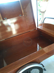 Est óbile leclectric arargo Ike railrailer 3 Wheel ricricycle con ronront asasket OOD icicycle offoffee read - Product Image 3