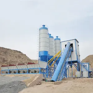 HZS90 Fully Automatic 90m3/h Precast Mixed Concrete Batching Mixer Machine Plant Production Line Price