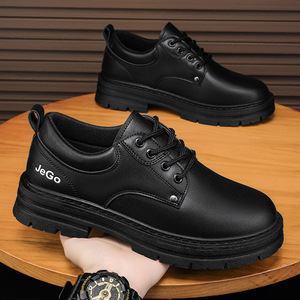 Chaussures de travail décontractées pour hommes, style coréen, respirantes, antidérapantes, toutes saisons, nouvelle collection automne - Product Image 2