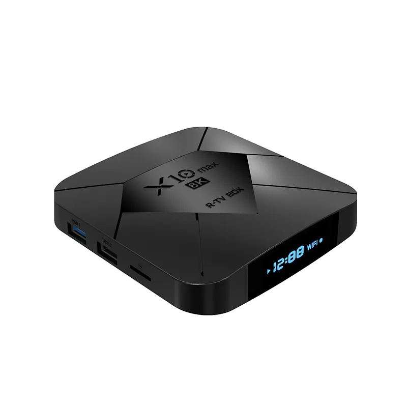 Tinggi Kualitas Lengkap R-TV Kotak X10 Max Baru Smart Set-Top Box 8 K Kotak Multimedia TV