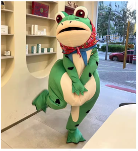 カエル人形コスチュームセットぬいぐるみ動物インフレータブルパフォーマンスコスチュームボーイフレンド用女の子用卸売特徴ぬいぐるみメーカー - Product Image 5