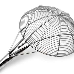 ठीक माल स्टेनलेस स्टील ओवरहेड रसोई स्ट्रैनर हैंडल के साथ किफायती कोंडर और स्ट्रैनर स्ट्रैनर - Product Image 3