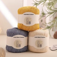 Kemeja Cut-Out Linen musim panas 100% benang wol dengan benang renda payet Laser & manik-manik rami Mohair payet warna-warni