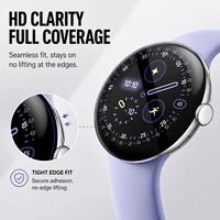 Protection d'écran en hydrogel TPU pour Google Pixel Watch 3 4 5 41mm 45mm, auto-réparatrice, flexible, couverture intégrale