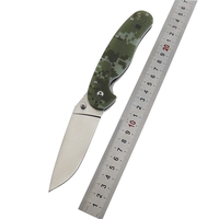 Couteau pliant en acier 8Cr13 avec manche G10, couteau tactique de survie en plein air pour le camping, personnalisation OEM