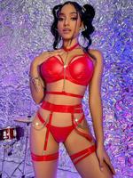 Lingerie et sous-vêtements en cuir et latex PVC pour femmes matures