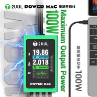 Câble d'alimentation numérique 2UUL PW08 POWER MAC pour réparation d'ordinateurs, avec connecteurs Type-C et banane, compatible avec 95 % des ordinateurs portables – Outil de réparation