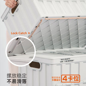 Boîte de rangement Xitianlong, rectangulaire, en plastique épais, organisateur pour la maison et la voiture - Product Image 2