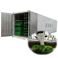 가금류 피드 녹색 사료 돋아 기계 시스템 컨테이너 유형 수경 재배 기계 대용량