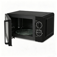 Four à micro-ondes AKANE A.82492 700W 20L avec contrôle de température, décongélation intelligente, minuterie, porte en verre, nettoyage facile, pour la maison
