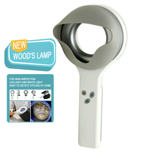 Analizador de Piel con Lámpara de Wood, Lupa Dermatológica, Escáner de Piel con Dos Luces para el Tratamiento del Vitiligo y <span class=keywords><strong>la</strong></span> Psoriasis, Fácil de Detectar - Product Image 1