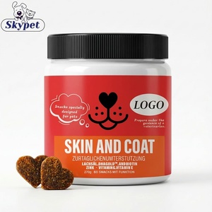 Complément alimentaire pour chiens à base d'huile de poisson oméga 3 en forme de friandises molles pour la peau et le pelage, soulagement des démangeaisons, soins de santé pour animaux de compagnie, approvisionnement en usine, vente en gros - Product Image 1