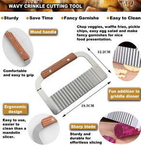 8 Pcs Professional Barbecue Grilling Accessories Stainless Steel Grill Spatula <b>Set</b> <b>Wooden</b> Handle Heat Resistant Eco-Friendly for - Product Image 5