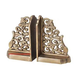 זהב מובלט מתכת Bookend תוצרת הודו