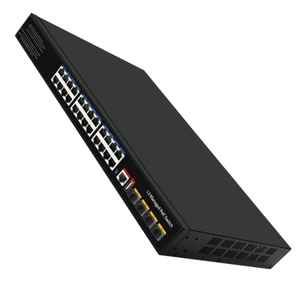 Công Tắc <span class=keywords><strong>POE</strong></span> Có Thể Quản Lý Cổng SFP Lay3 24 P Gigabit + 4 10G Công Tắc <span class=keywords><strong>Poe</strong></span> Gigabit Ethernet 24 Cổng Hỗ Trợ 400W - Product Image 4