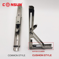 Matériel personnalisé robuste support de Table pliable caché support d'étagère de montage Triangle supports réglables