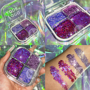 Kids Cosmetic Sets Cute Small Lip Packing Lip Balm <b>Palette</b> Glitter Gel Eyeshadow <b>Palette</b> Glitter pink <b>Palette</b> - Product Image 4