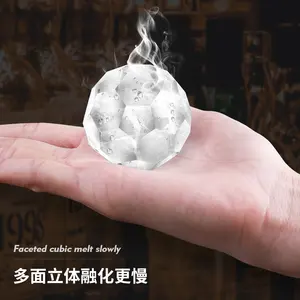 Haixin nampan es batu silikon dengan tutup, pembuat bola es dapat digunakan kembali dengan Logo penjualan panas OEM/ODM