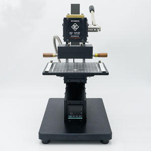 鉛筆PUレザーロゴ商標木製マーキングおよびブランディングマシンウォレットヒートプレス90XTS用ホットフォイルスタンピングマシン - Product Image 2