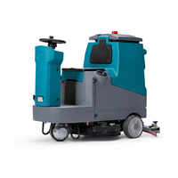 Mesin Pembersih Lantai Zoyon ZY-D7 4800 ㎡ Lebar Pembersihan 810mm Tangki Air Besar untuk Mal, Gudang, Stasiun