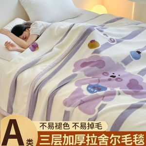 Couverture polaire épaisse Raschel pour la sieste, lit simple, dortoir, école, édredon en flanelle corail pour étudiants - Product Image 4