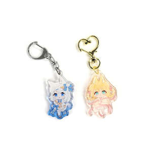 Créez votre propre design imprimé deux côtés anime porte-clés acryliques personnalisés breloques translucides époxy - Product Image 3