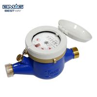 BMAG ISO 4064 classe C classe B DN15-DN40 NPT filetage débitmètre d'eau Type sec en laiton Multi Jet compteur d'eau