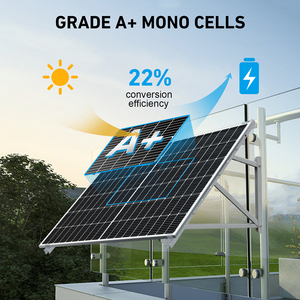 Système solaire photovoltaïque en verre de 800 W adapté pour balcon et maison, compatible avec les systèmes connectés au réseau - Product Image 2