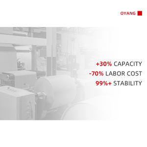 OYANG Machinery B400 Máquina manual para hacer bolsas de compras Precio en Kolkata con motor PLC y componentes de núcleo de rodamiento - Product Image 3