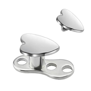 G23 lega di titanio gioielli per il corpo geometrico dermico chiodo di ancoraggio con pelle di diamante innesto occasione di nozze per i bambini - Product Image 2