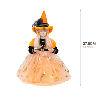 SOTE Meilleures ventes Poupée sac de sable en velours rouge, modèle fille debout, avec visage en plastique, jouet en peluche, décoration intérieure pour adultes, pour fête d'Halloween, certifiée BSCI