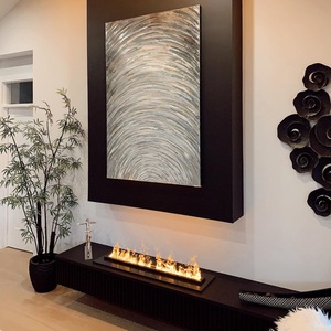 Chimenea de vapor de agua de tamaño largo de alto nivel 1000/1200/1500/1800/2000, aplicación eléctrica, Control remoto, chimenea de vapor 3D - Product Image 2