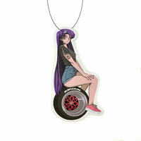 Diffuseur de parfum pour voiture JDM Racing Driver, amortisseur de roue, rétroviseur, logo personnalisé, parfum pour voiture