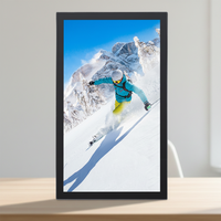 PC Todo en Uno de 18.5 Pulgadas con Pantalla Táctil Capacitiva, Bisel Ultra Delgado, Relación de Aspecto 16:10, para Uso Empresarial, Compatible con Sistemas Android y Windows, DC