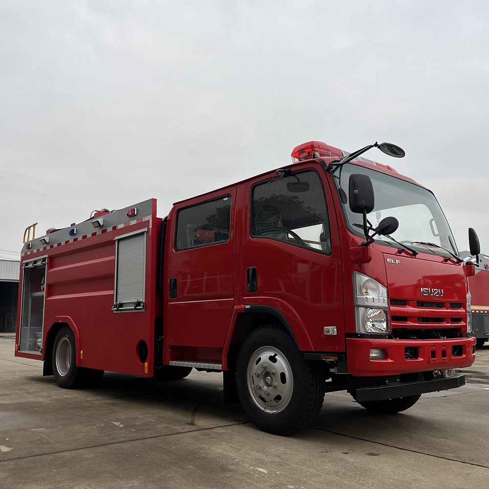 Японский бренд Isuzu 700P 5000L воды 1000L пены пожарная машина аварийно-спасательная машина