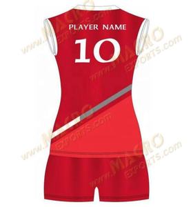 Uniforme de voleibol con cuello en V, uniforme personalizado de estilo propio - Product Image 3