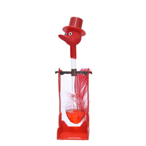 Educational Magic Sippy Dipping Handmade Eco-Friendly Glass Cube Thirsty <strong>Drinking</strong> <strong>Bird</strong> <strong>Toy</strong> for Stress Relief - Product Image 1