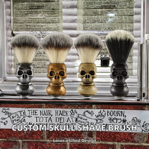 Cepillo de Espuma Sintética para Afeitar y Recortar el Cabello para Hombre, Especial para Barbería, de AliExpress - Product Image 2