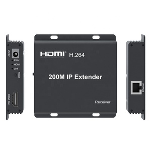 <strong>KVM</strong> Extender for 200M IP Address Transmit and Receive Network Cable Extender with DVD Player Compatibility