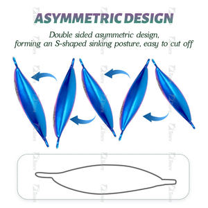 Nouveau produit transfrontalier Leurre Mini Plaque Métallique Longue Portée 20g-60g pour Pêche en Mer, Pêche en <span class=keywords><strong>Bateau</strong></span>, Eau Douce, Bass, Brochet, Simulation - Product Image 3