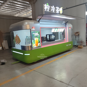 US DOT Certificate Mobile Coffee Food Truck Food Truck Food Trailer with Customized <b>Sticker</b> - Product Image 1