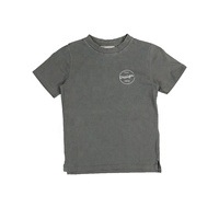 Effen Kleur Hoge Kwaliteit Grijze Kleur Regular Fit Kids T-Shirts Groothandel Custom 100 Katoen Korte Mouw T-Shirts