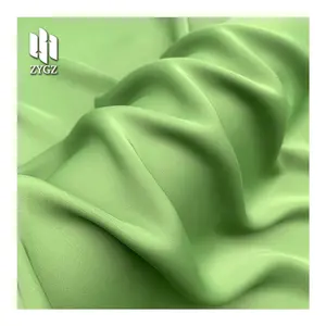 97% Poliéster 3% Spandex Seda Satin Moda Tecido Excelente Drapeability Stretch Matte Satin Tecido para Pijama Vestido