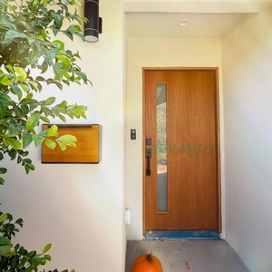 Unico Design intaglio 3D in alluminio Cast porta d'ingresso anteriore sicurezza residenziale esterno antifurto porta blindata - Product Image 6