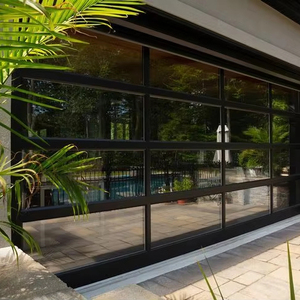 <span class=keywords><strong>Porte</strong></span> <span class=keywords><strong>de</strong></span> <span class=keywords><strong>garage</strong></span> moderne à <span class=keywords><strong>prix</strong></span> imbattable, à vision complète, automatique, sectionnelle, en alliage d'aluminium, avec vitrage transparent et isolation thermique, garantie 5 ans - Product Image 1