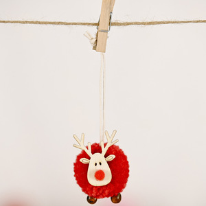 Nuevo y Creativo Adorno de Fieltro con Forma de Reno para Árbol de Navidad y Regalo, Decoración Festiva Navideña - Product Image 6