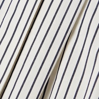 Robe chemise midi plissée en coton imprimé à col polo blanc, manches longues, printemps-été, personnalisable pour fabricants de vêtements