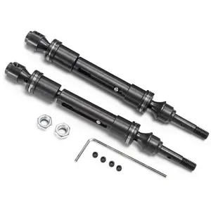 Upgraded RC Car Front/Rear Drive Shaft Assembly 115-138mm for 1/10 Traxxas Slash CVD 4X4 Rustler VXL Stampede RC Crawler Parts